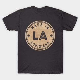 Made In Louisiana LA State USA T-Shirt